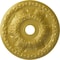Ekena Millwork Granada Ceiling Medallion (Fits Canopies up to 7 1/8"), 23 3/8"OD x 3 5/8"ID x 2 1/2"P, Rich Gold CM23GARGS - alternate 1